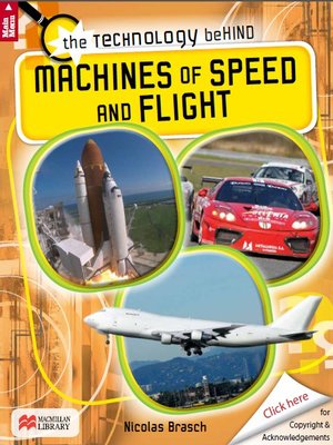cover image of The Technology Behind: Machines of Speed and Flight